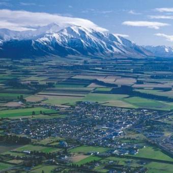 Methven from above Photo: amazingspace.co.nz Methven from above